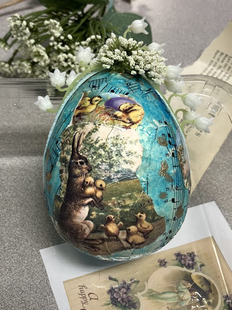 Decoupage Eggs-1
